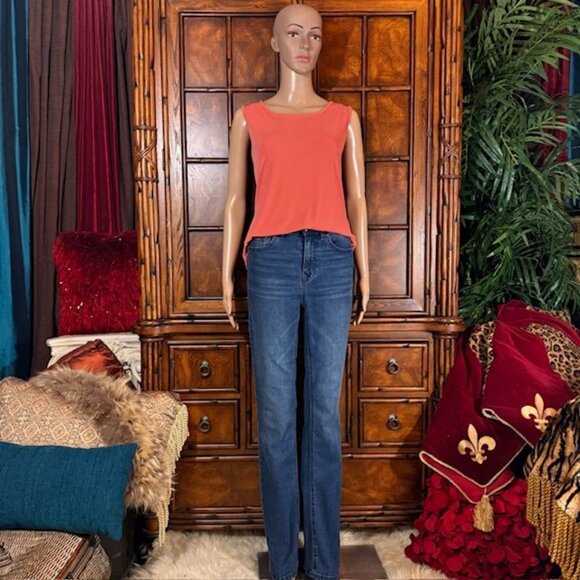 IMAN Coral Scoop Neck Tank - Picture 7 of 13